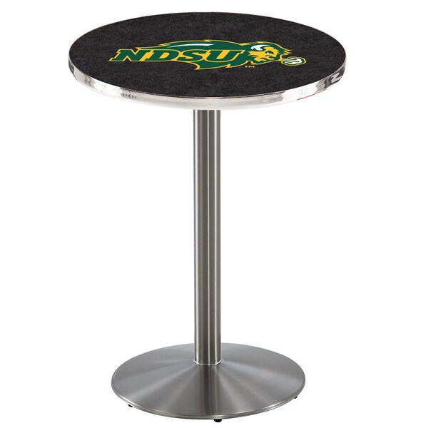 42" Stainless Steel North Dakota State Pub Table